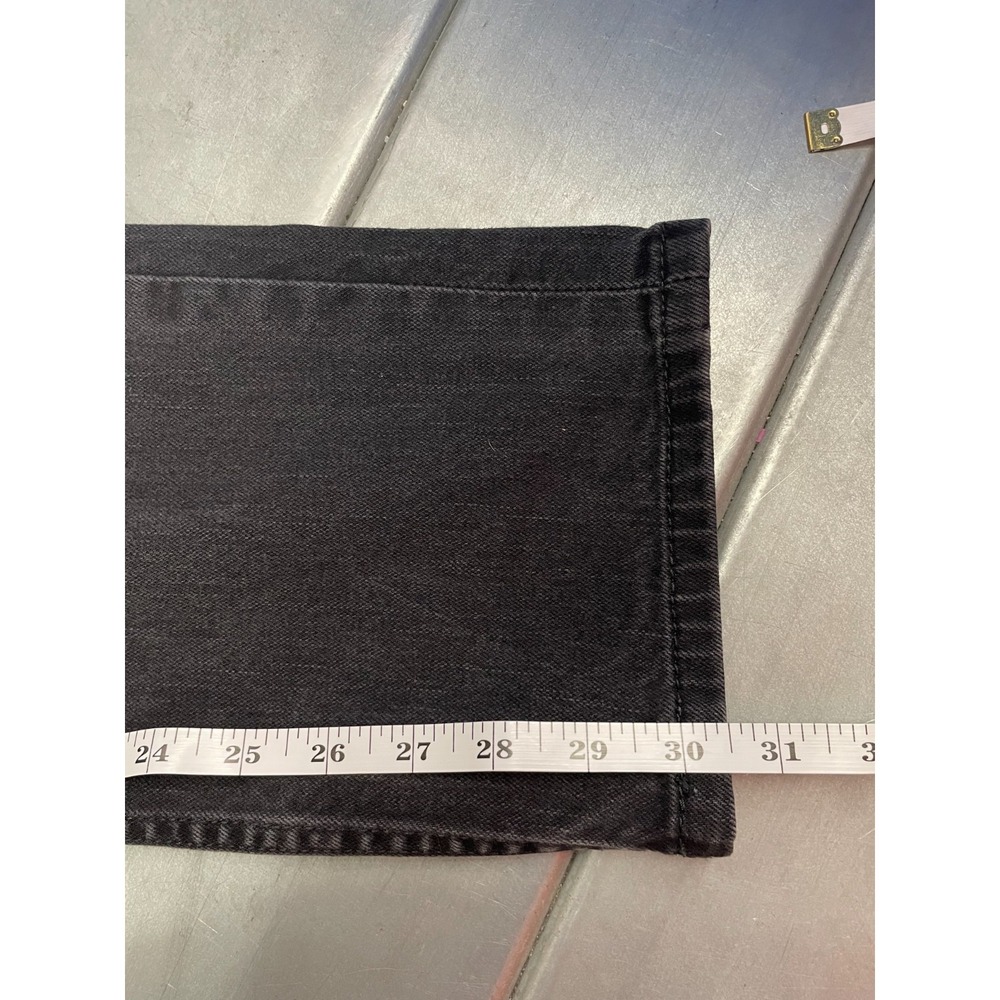 Levis 514 Jeans Mens 31x31 Black Wash Denim Slim Straight - Picture 9 of 16
